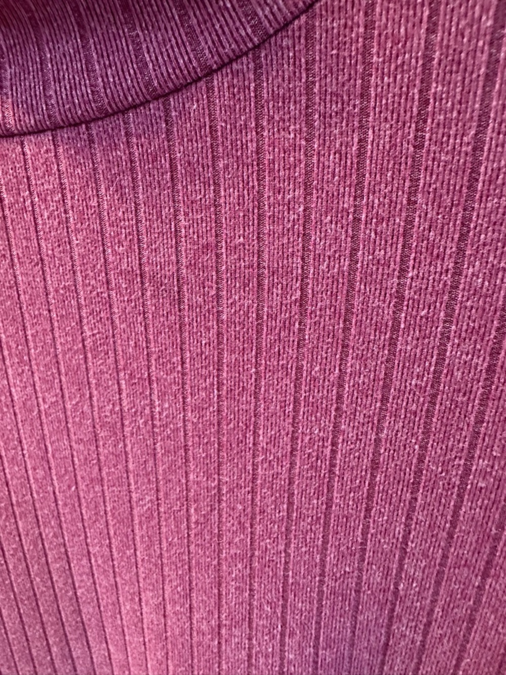 Daily Ritual Women's Pink Ribbed Top - Picture 7 of 7